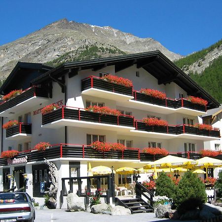 Hotel Restaurant Mattmarkblick Saas-Almagell Kültér fotó