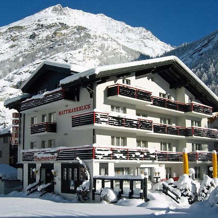 Hotel Restaurant Mattmarkblick Saas-Almagell Kültér fotó