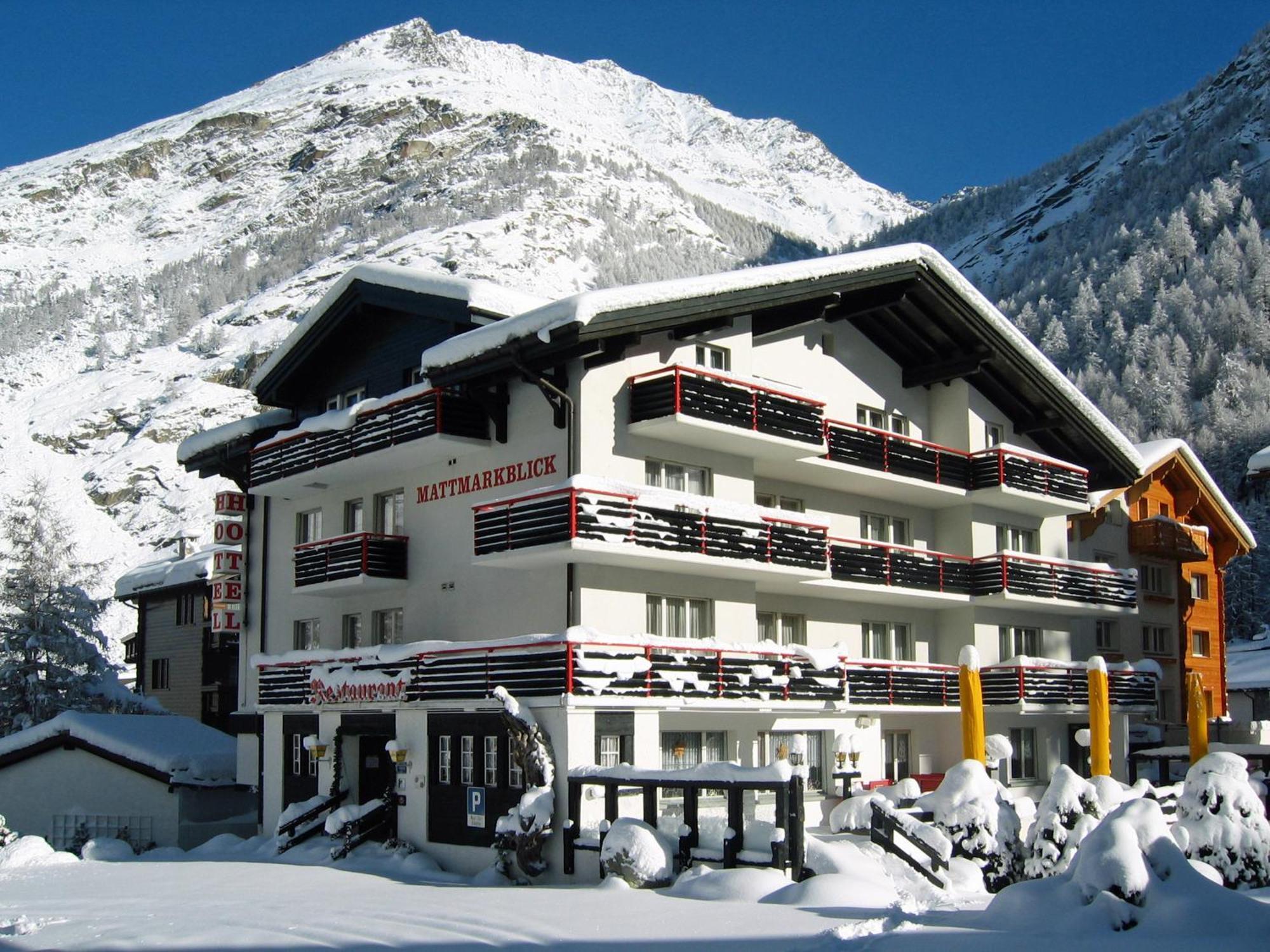 Hotel Restaurant Mattmarkblick Saas-Almagell Kültér fotó