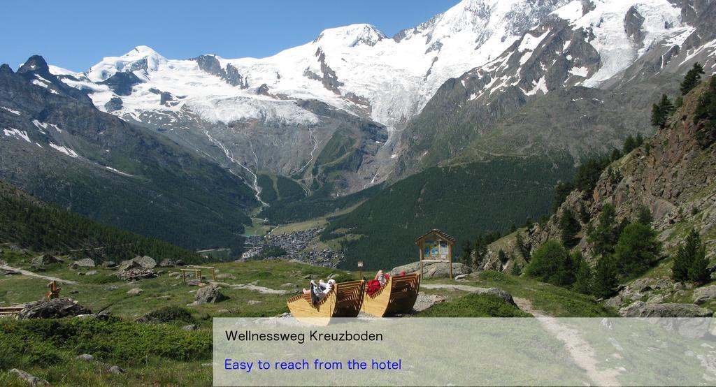 Hotel Restaurant Mattmarkblick Saas-Almagell Kültér fotó