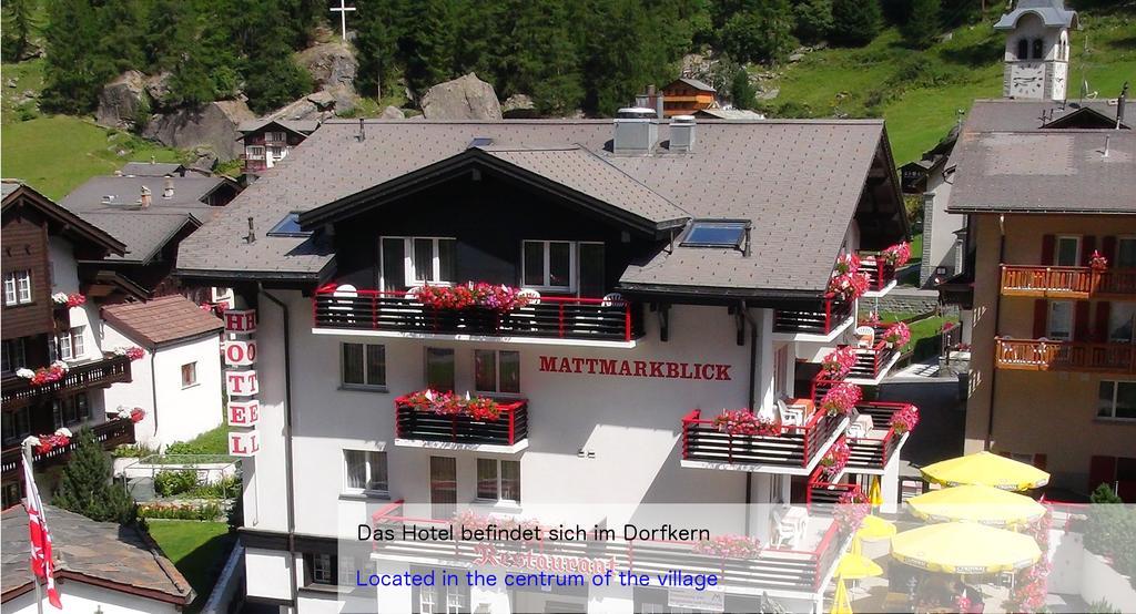 Hotel Restaurant Mattmarkblick Saas-Almagell Kültér fotó